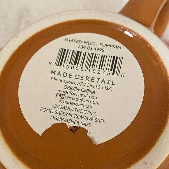 Target BP Halloween 2023 Pumpkin Jack o Lantern Mug - Picture 3 of 3